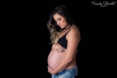 Ensaio Gestante Estúdio'