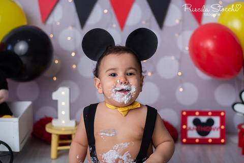 Ensaio 1 ano Mickey São Paulo Zona Sul'