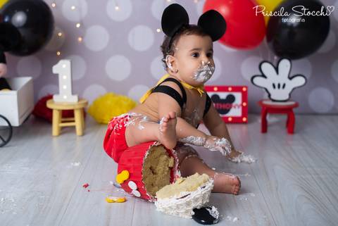 Ensaio 1 ano Mickey São Paulo Zona Sul'