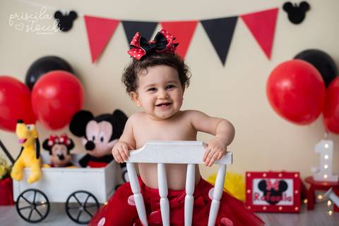 Smash the Cake Ensaio 1 ano Minnie São Paulo'