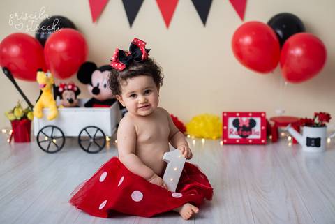 Smash the Cake Ensaio 1 ano Minnie São Paulo'