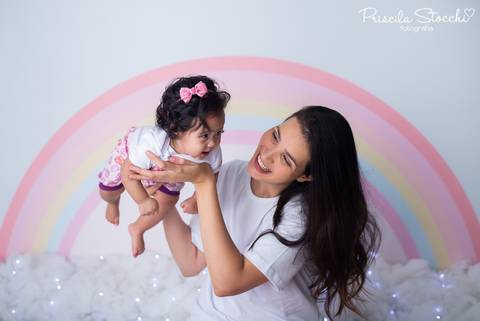 Ensaio mãe e filha Bebê 6 meses SP'