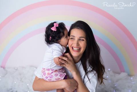 Ensaio mãe e filha Bebê 6 meses SP'