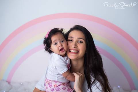 Ensaio mãe e filha Bebê 6 meses SP'