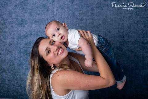 Ensaio Fotográfico Bebê 6 meses mãe e filho SP Zona Sul'
