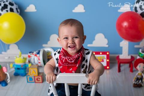 Ensaio 1 ano Toy Story São Paulo Zona Sul'