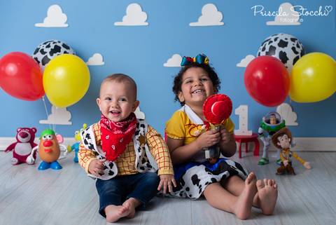 Ensaio 1 ano Toy Story São Paulo'