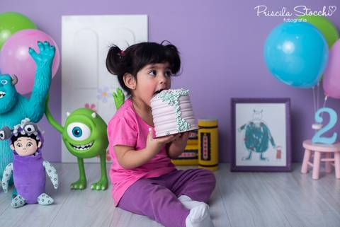 Smash the Cake 2 anos Boo Monstros SA SP '