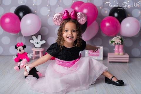 Smash the Cake Minnie Rosa São Paulo'