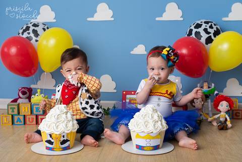 Smash the Cake gêmeos Toy Story SP Zona Sul'