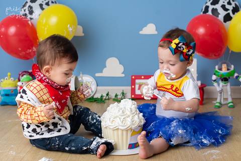 Smash the Cake gêmeos Toy Story SP Zona Sul'