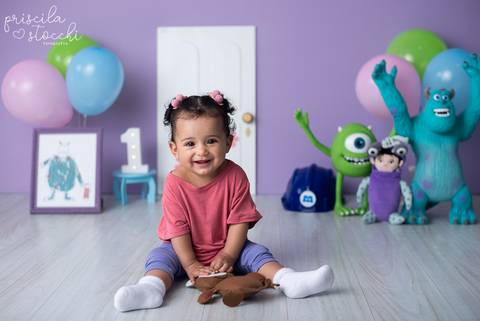 Ensaio 1 ano Boo Monstros SA São Paulo'