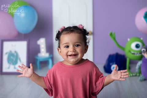 Ensaio 1 ano Boo Monstros SA São Paulo'
