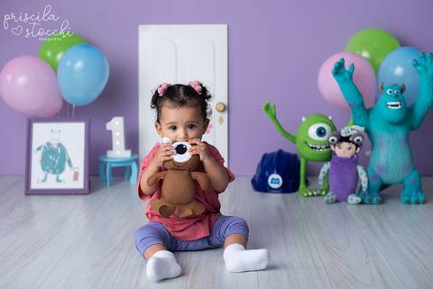 Ensaio 1 ano Boo Monstros SA São Paulo'