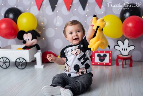 Ensaio 1 ano Mickey SP'
