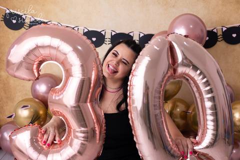 Ensaio Aniversário 29 anos com Balões SP'