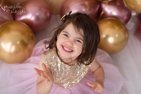 Ensaio Infantil 4 anos com Balões SP Zona Sul'