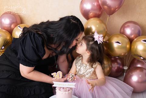 Smash the Cake 30 anos e 3 anos Ensaio Aniversário SP'