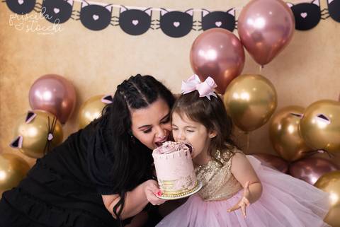 Smash the Cake 30 anos e 3 anos Ensaio Aniversário SP'