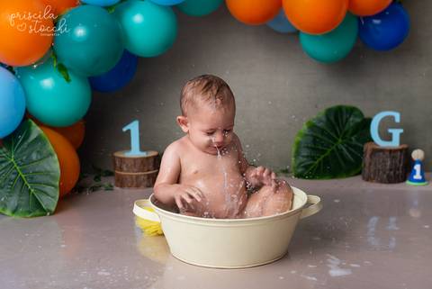 Banho Clean Up Splash Smash the Cake SP'