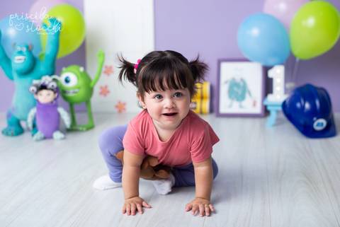 Ensaio 1 ano Boo Monstros SA SP'