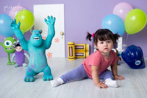 Ensaio 1 ano Boo Monstros SA SP'