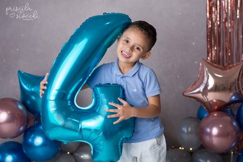 Ensaio de Aniversário Menino 4 anos São Paulo'