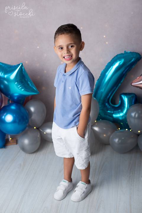 Ensaio de Aniversário Menino 4 anos SP'