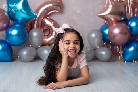 Ensaio de Aniversário Menina 6 anos São Paulo'