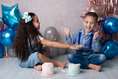 Smash the Cake Irmãos 4 anos 6 anos São Paulo'