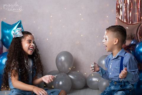 Smash the Cake Irmãos 4 anos 6 anos São Paulo'