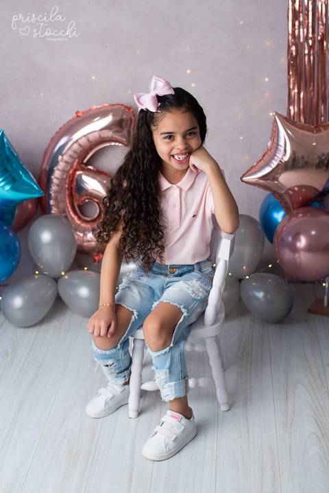 Ensaio de Aniversário Menina 6 anos SP'