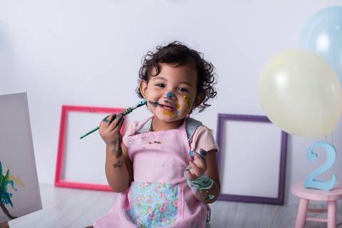 Ensaio com Tintas 2 anos SP Zona Sul'