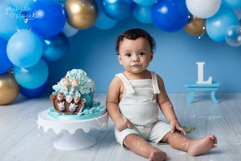 Smash the Cake 1 ano Arca de Noé SP'