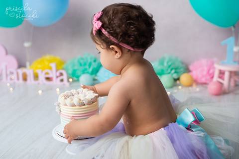 Smash the Cake Menina 1 ano SP'