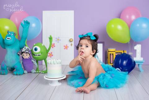 Smash the Cake Boo Monstros SA 1 ano SP'