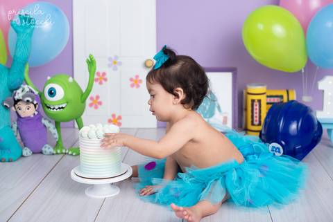 Smash the Cake Boo Monstros SA 1 ano SP'