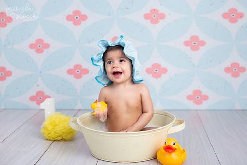 Ensaio Banho Smash the Cake SP'