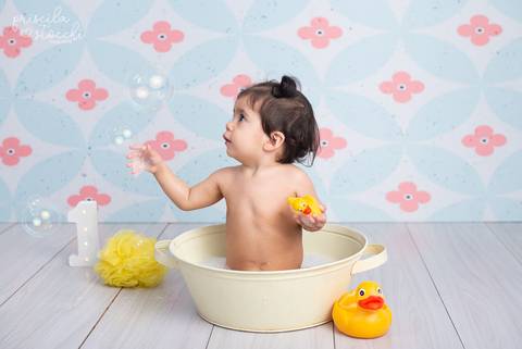 Ensaio Banho Smash the Cake SP'