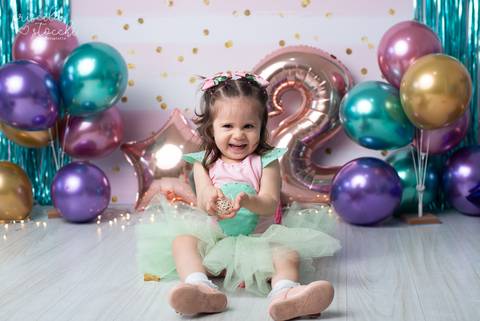 Ensaio 2 anos Menina SP Zona Sul'