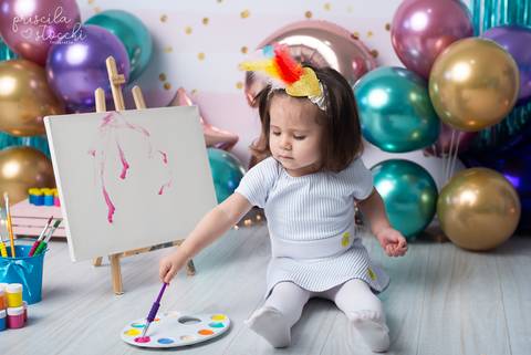 Ensaio com Tintas 2 anos São Paulo'