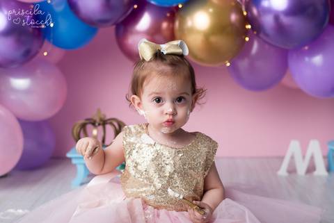 Smash the Cake 1 ano Princesa SP Zona Sul'