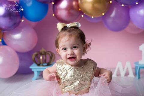 Ensaio 1 ano Menina São Paulo'