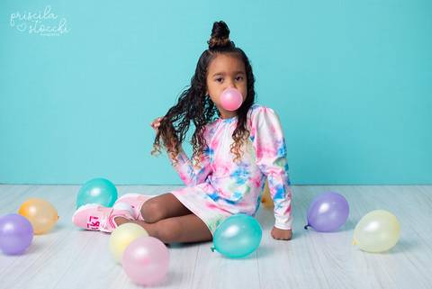 Ensaio Fotográfico Infantil Colorido SP Zona Sul'