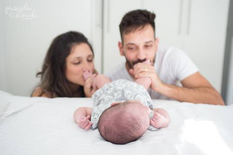 Fotos Newborn Lifestyle em casa São Paulo'