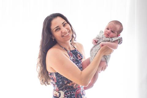 Fotos Newborn Lifestyle em casa vovó São Paulo'