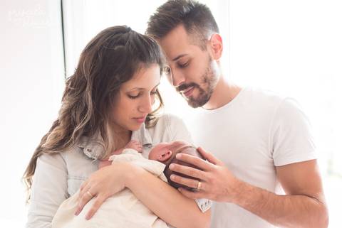 Fotos em Família Newborn Lifestyle em Casa SP'