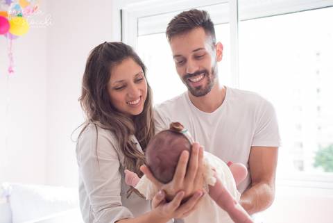 Fotos em Família Newborn Lifestyle em Casa SP'