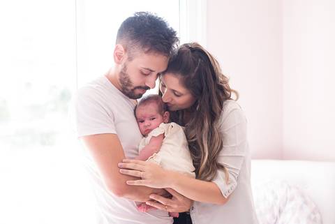 Fotos em Família Newborn Lifestyle em Casa SP'