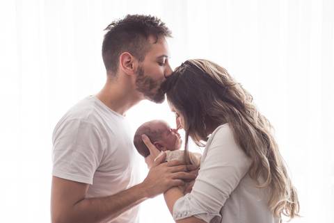 Fotos em Família Newborn Lifestyle em Casa SP'